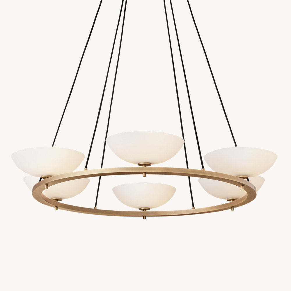 Vernet Round Chandelier 48"-VaseLamps