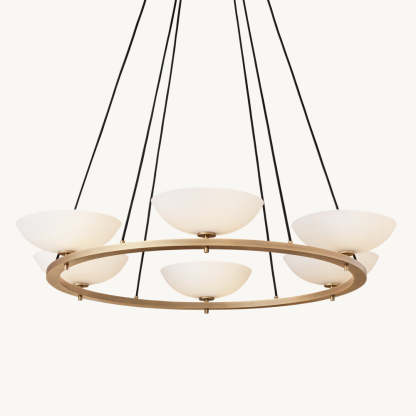 Vernet Round Chandelier 48"-VaseLamps