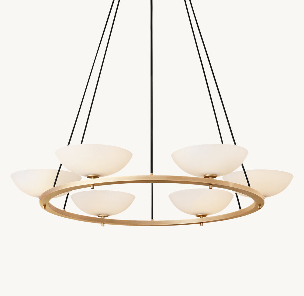 Vernet Round Chandelier 48"-VaseLamps