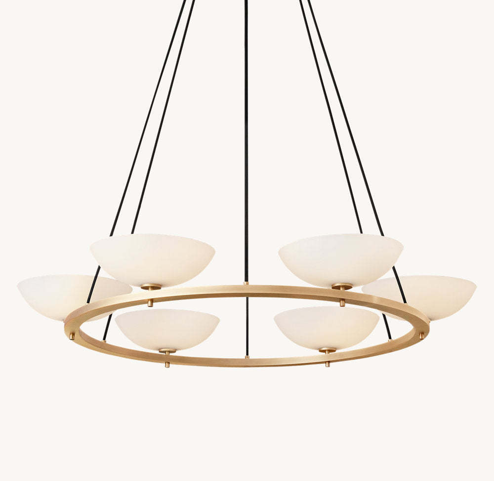 Vernet Round Chandelier 48"-VaseLamps