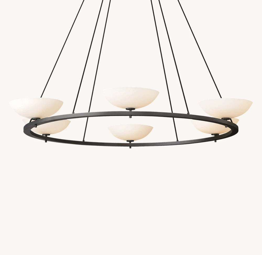 Vernet Round Chandelier 60"-VaseLamps