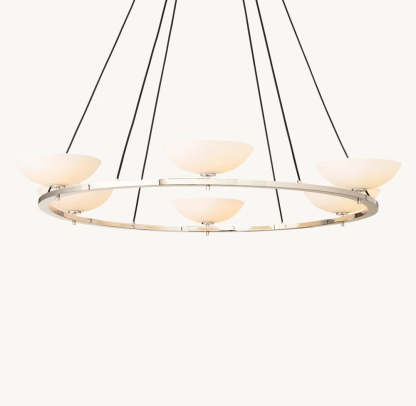 Vernet Round Chandelier 60"-VaseLamps
