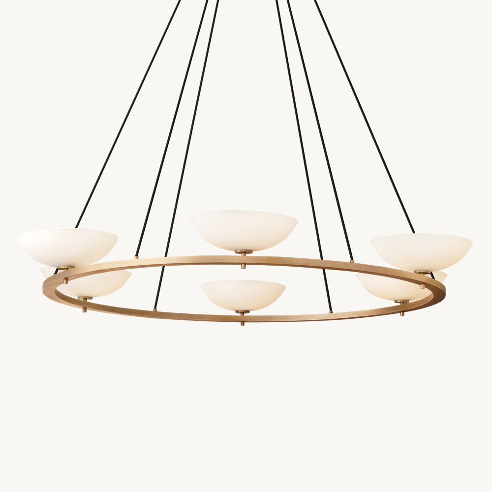 Vernet Round Chandelier 60"-VaseLamps