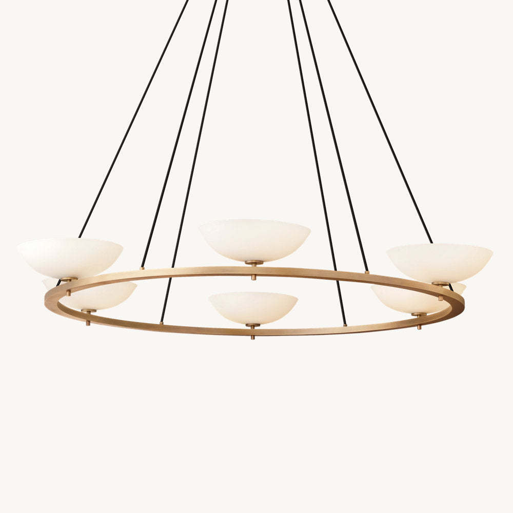 Vernet Round Chandelier 60"-VaseLamps