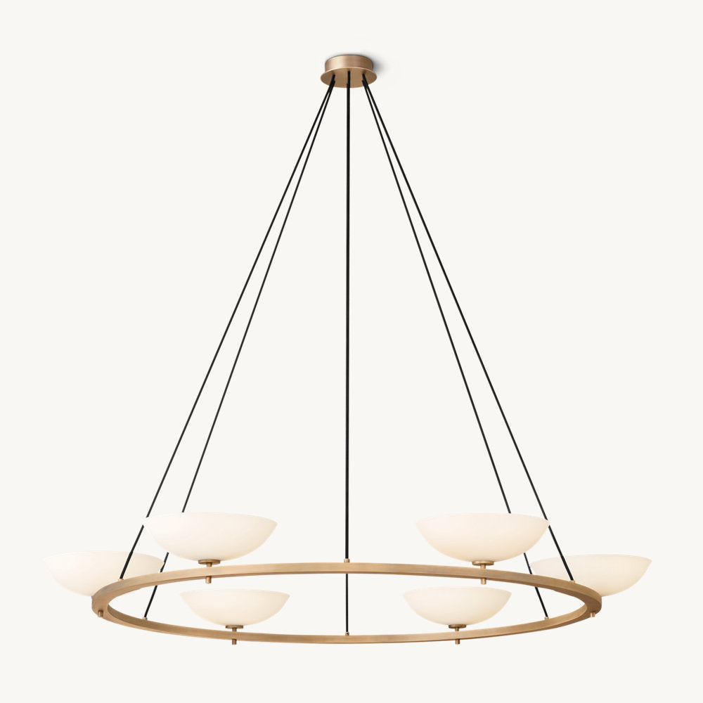 Vernet Round Chandelier 60"-VaseLamps