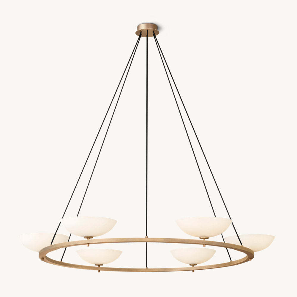 Vernet Round Chandelier 60"-VaseLamps