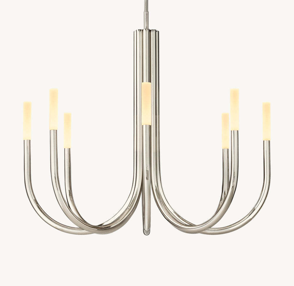 Rousseau Round Chandelier 38"-VaseLamps