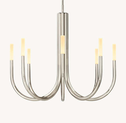 Rousseau Round Chandelier 38"-VaseLamps