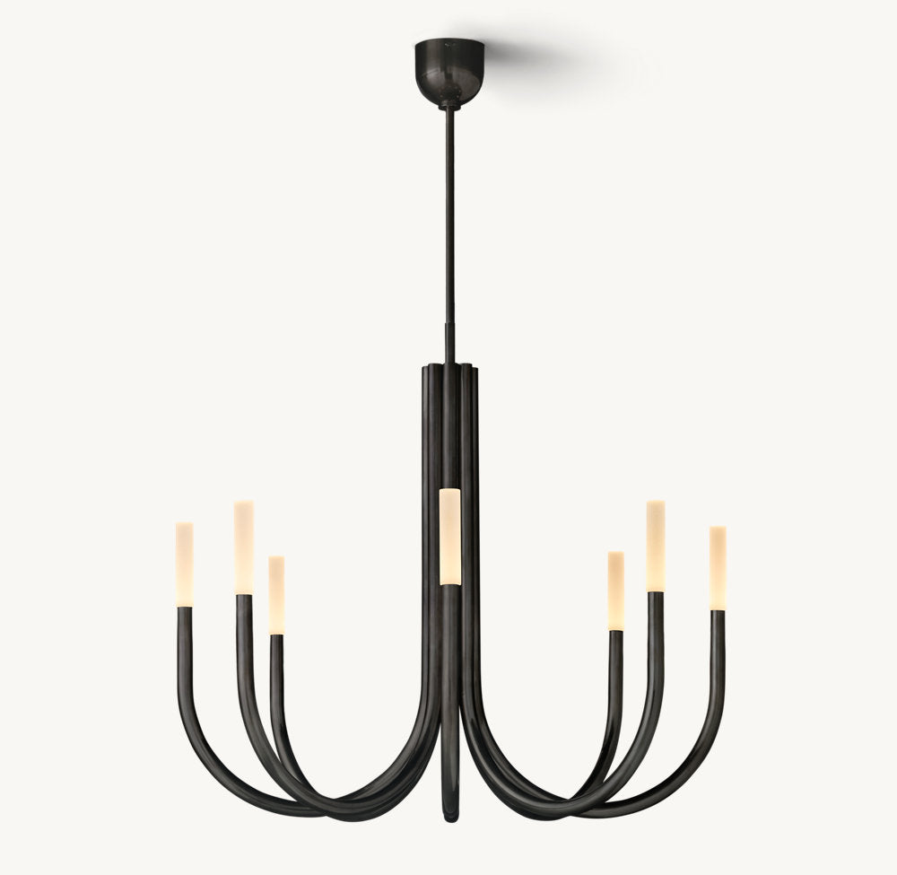 Rousseau Round Chandelier 38"-VaseLamps