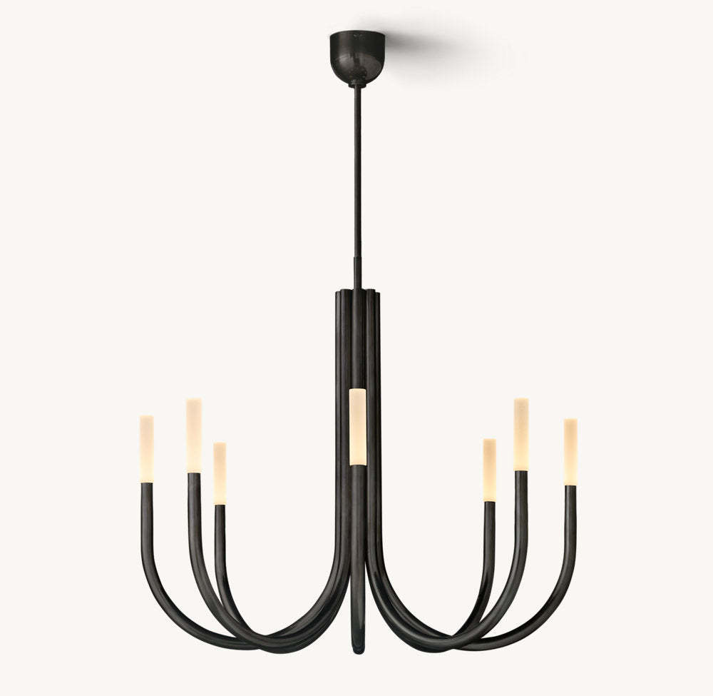 Rousseau Round Chandelier 38"-VaseLamps