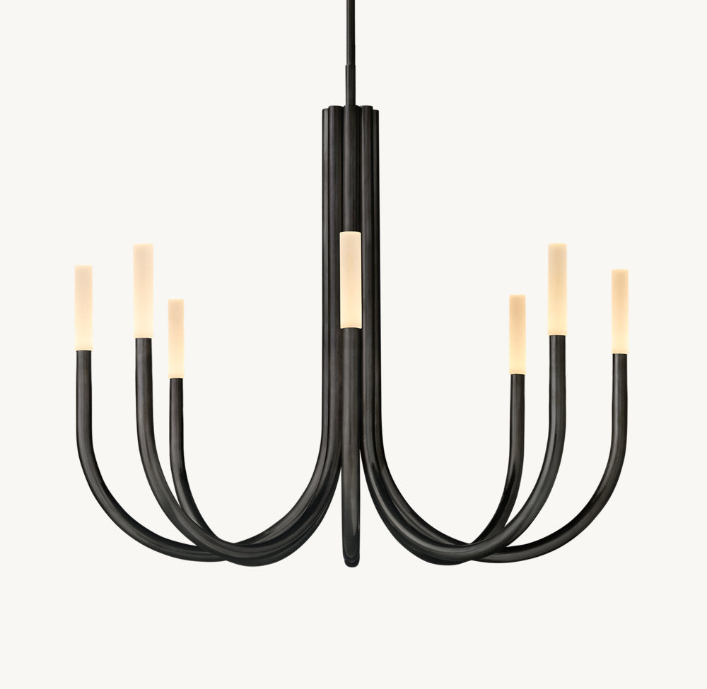 Rousseau Round Chandelier 38"-VaseLamps