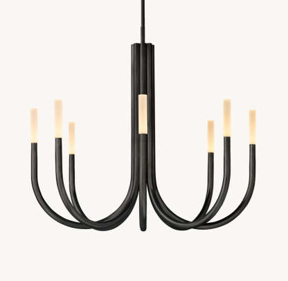 Rousseau Round Chandelier 38"-VaseLamps