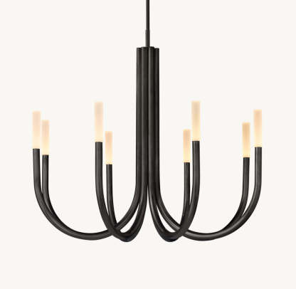 Rousseau Round Chandelier 38"-VaseLamps