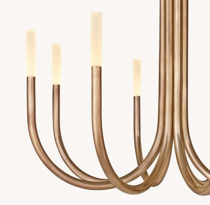 Rousseau Oval Chandelier 50"-VaseLamps