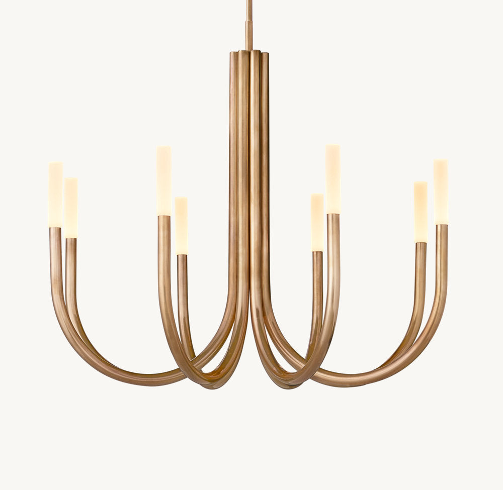 Rousseau Round Chandelier 38"-VaseLamps