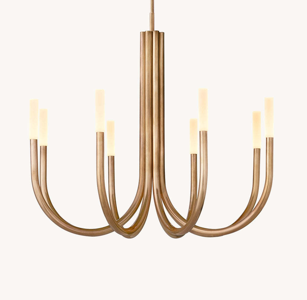 Rousseau Round Chandelier 38"-VaseLamps