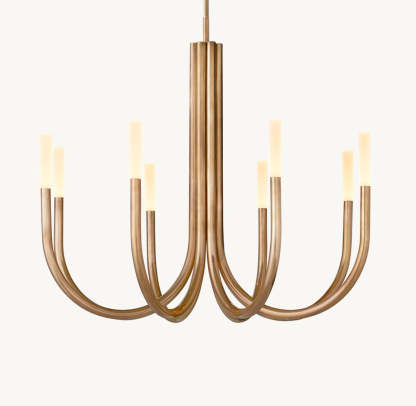 Rousseau Round Chandelier 38"-VaseLamps