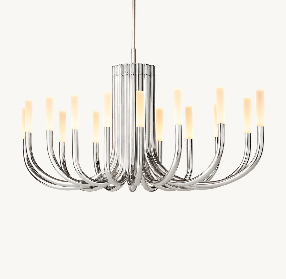 Rousseau Oval Chandelier 50"-VaseLamps