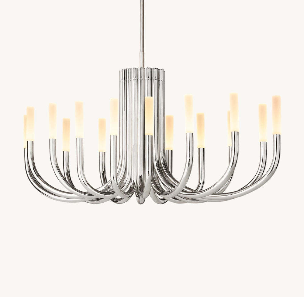 Rousseau Oval Chandelier 50"-VaseLamps