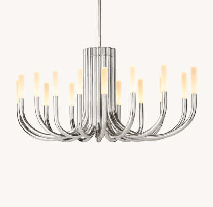 Rousseau Oval Chandelier 50"-VaseLamps