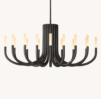 Rousseau Oval Chandelier 50"-VaseLamps