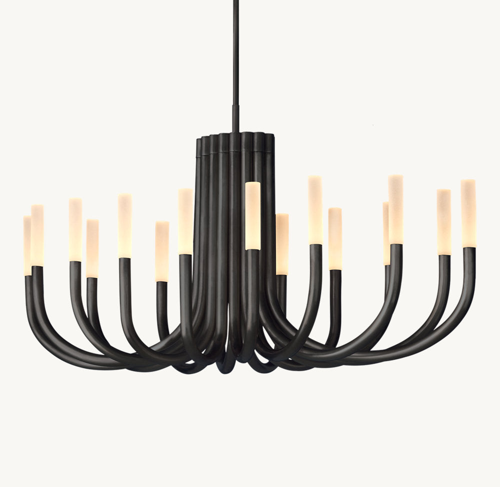 Rousseau Oval Chandelier 50"-VaseLamps
