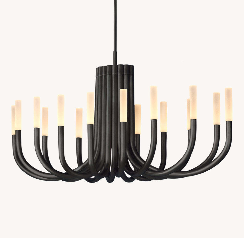 Rousseau Oval Chandelier 50"-VaseLamps