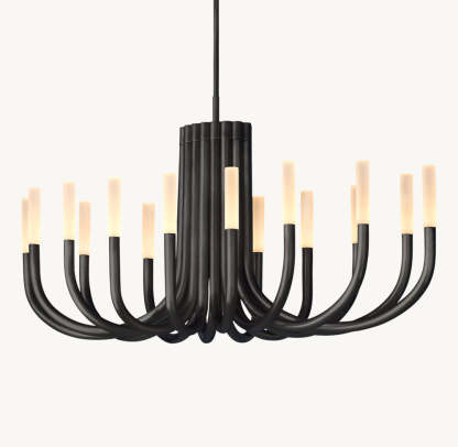 Rousseau Oval Chandelier 50"-VaseLamps