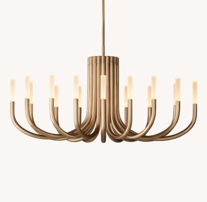 Rousseau Oval Chandelier 50"-VaseLamps