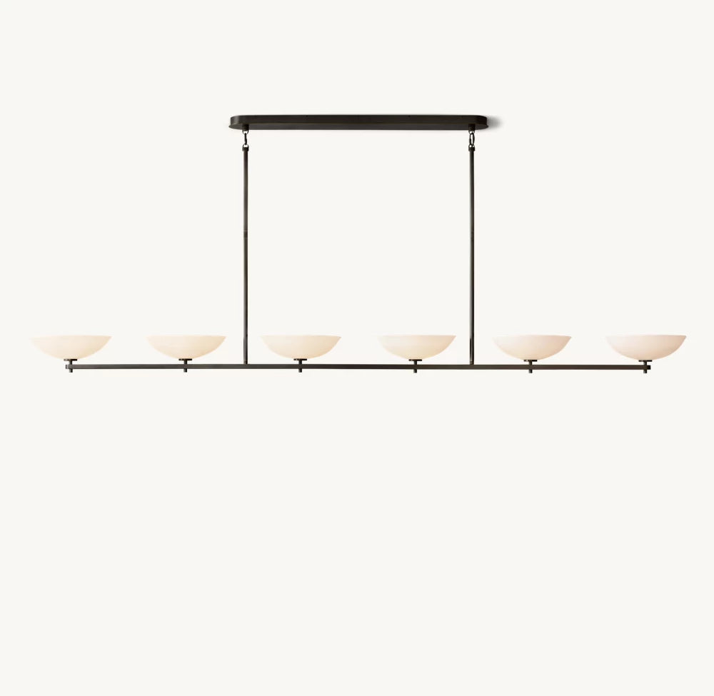 Vernet Linear Chandelier 96"-VaseLamps