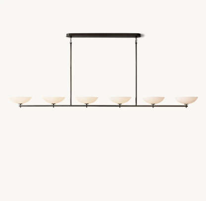 Vernet Linear Chandelier 96"-VaseLamps