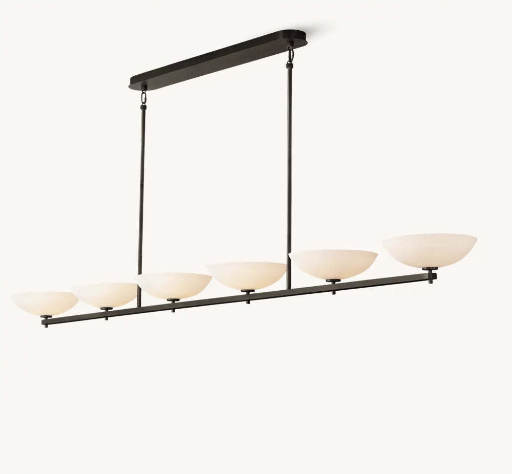 Vernet Linear Chandelier 96"-VaseLamps