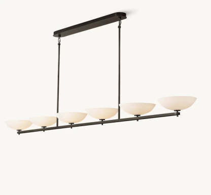 Vernet Linear Chandelier 96"-VaseLamps
