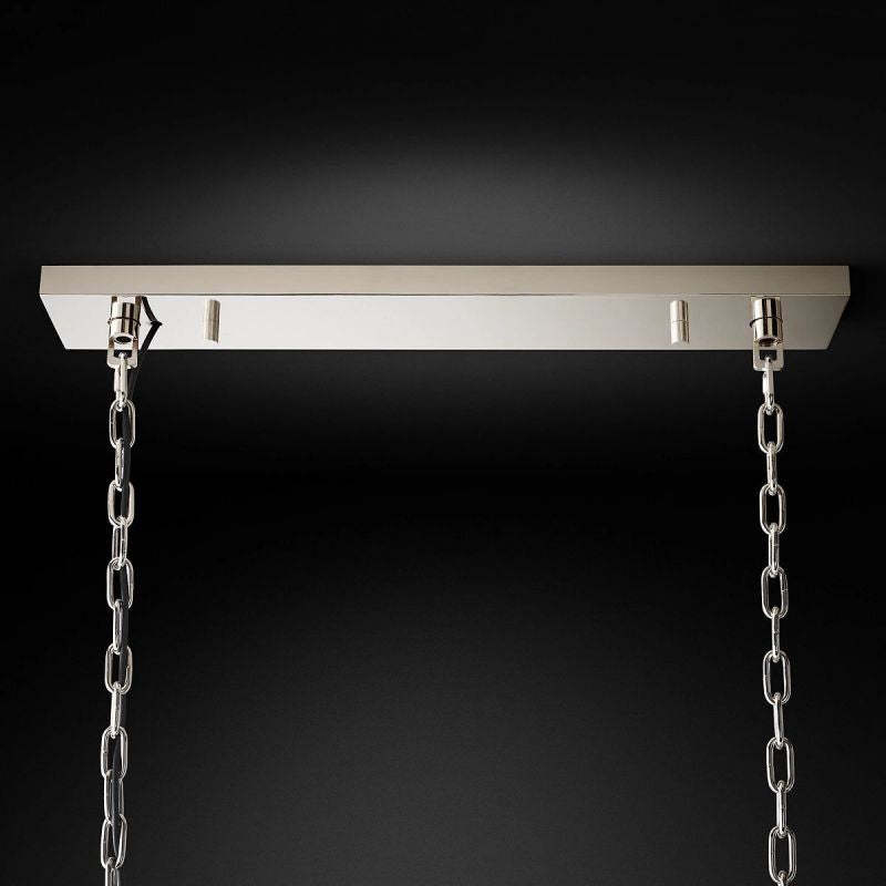 RHYS Rectangular Crystal Chandelier-VaseLamps