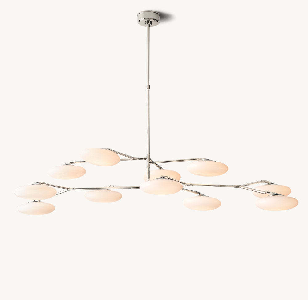 Brindille Two-Tier Chandelier 65"-VaseLamps