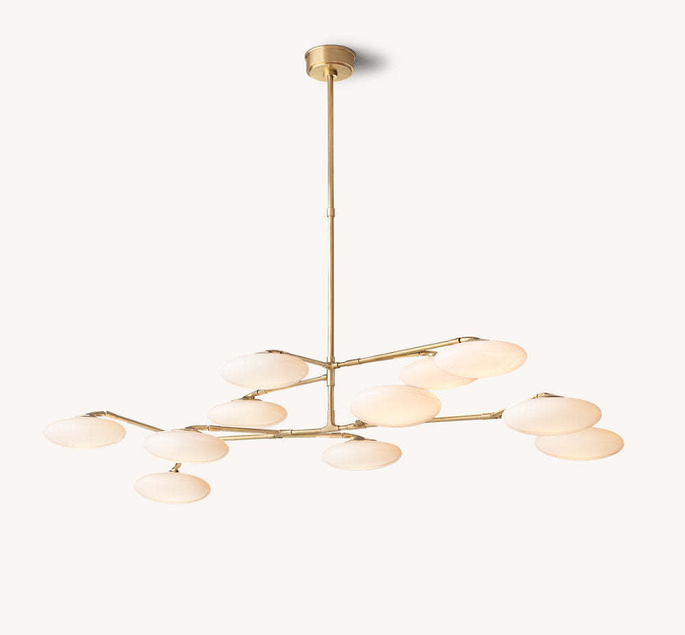 Brindille Two-Tier Chandelier 65"-VaseLamps