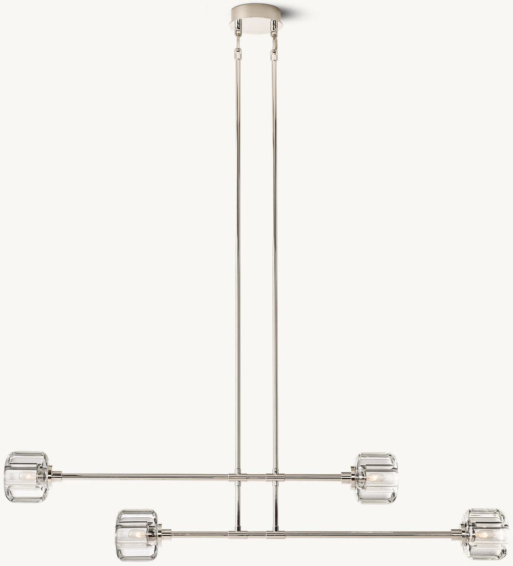 Demaret Mobile Linear Chandelier 54"-VaseLamps
