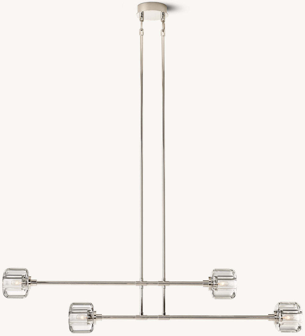 Demaret Mobile Linear Chandelier 54"-VaseLamps