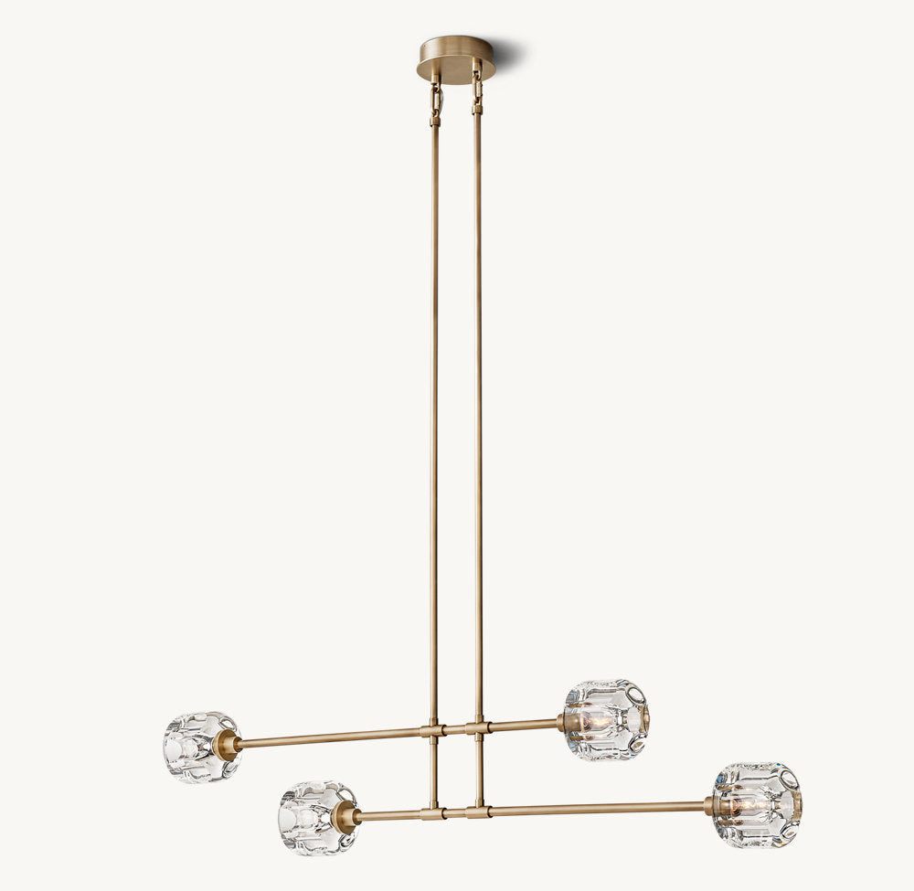 Demaret Mobile Linear Chandelier 54"-VaseLamps