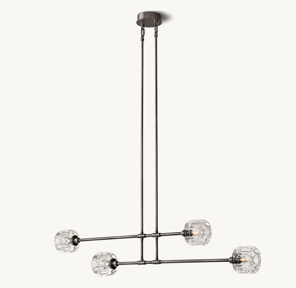 Demaret Mobile Linear Chandelier 54"-VaseLamps