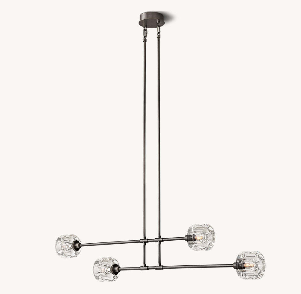 Demaret Mobile Linear Chandelier 54"-VaseLamps