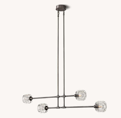 Demaret Mobile Linear Chandelier 54"-VaseLamps