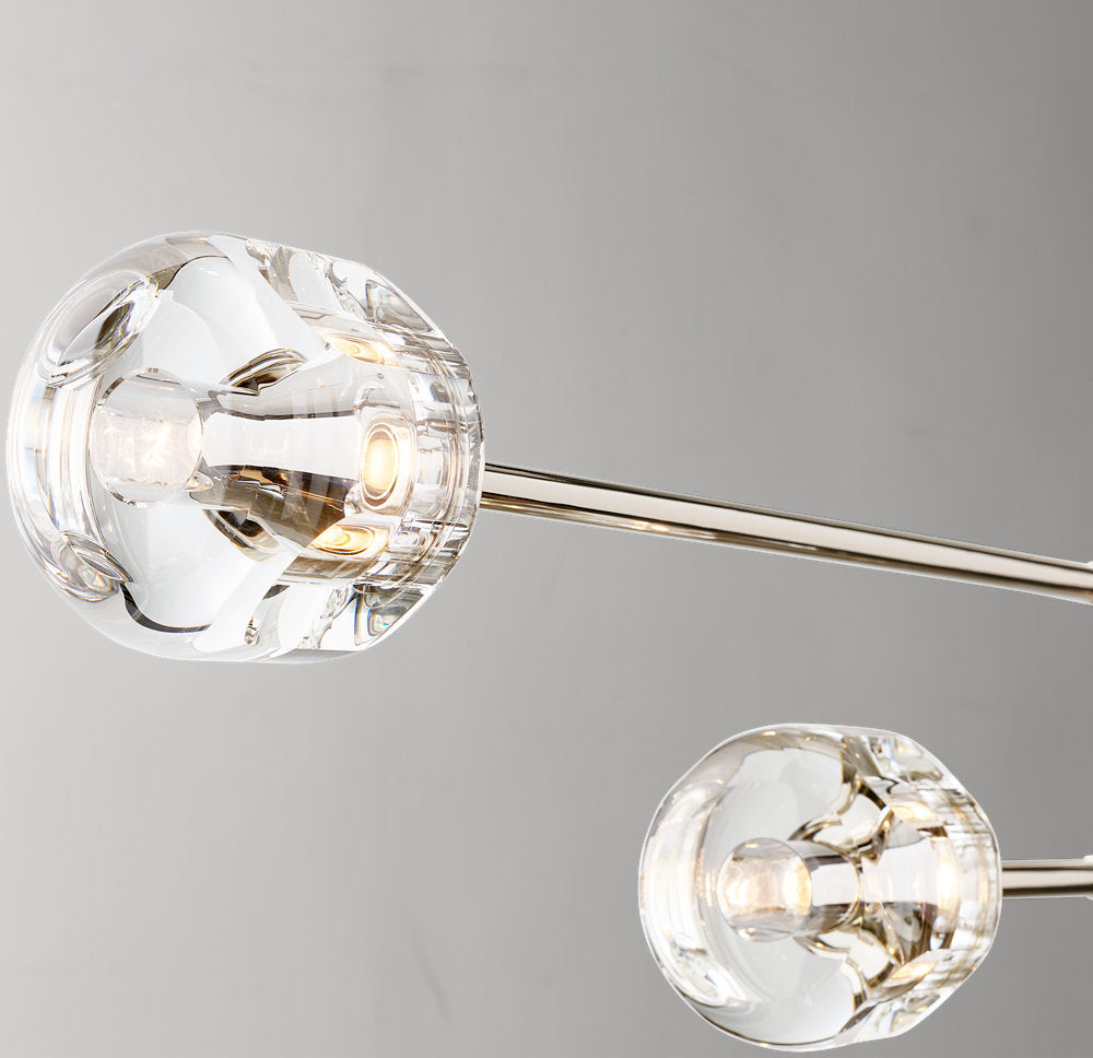 Demaret Mobile Linear Chandelier 72"-VaseLamps