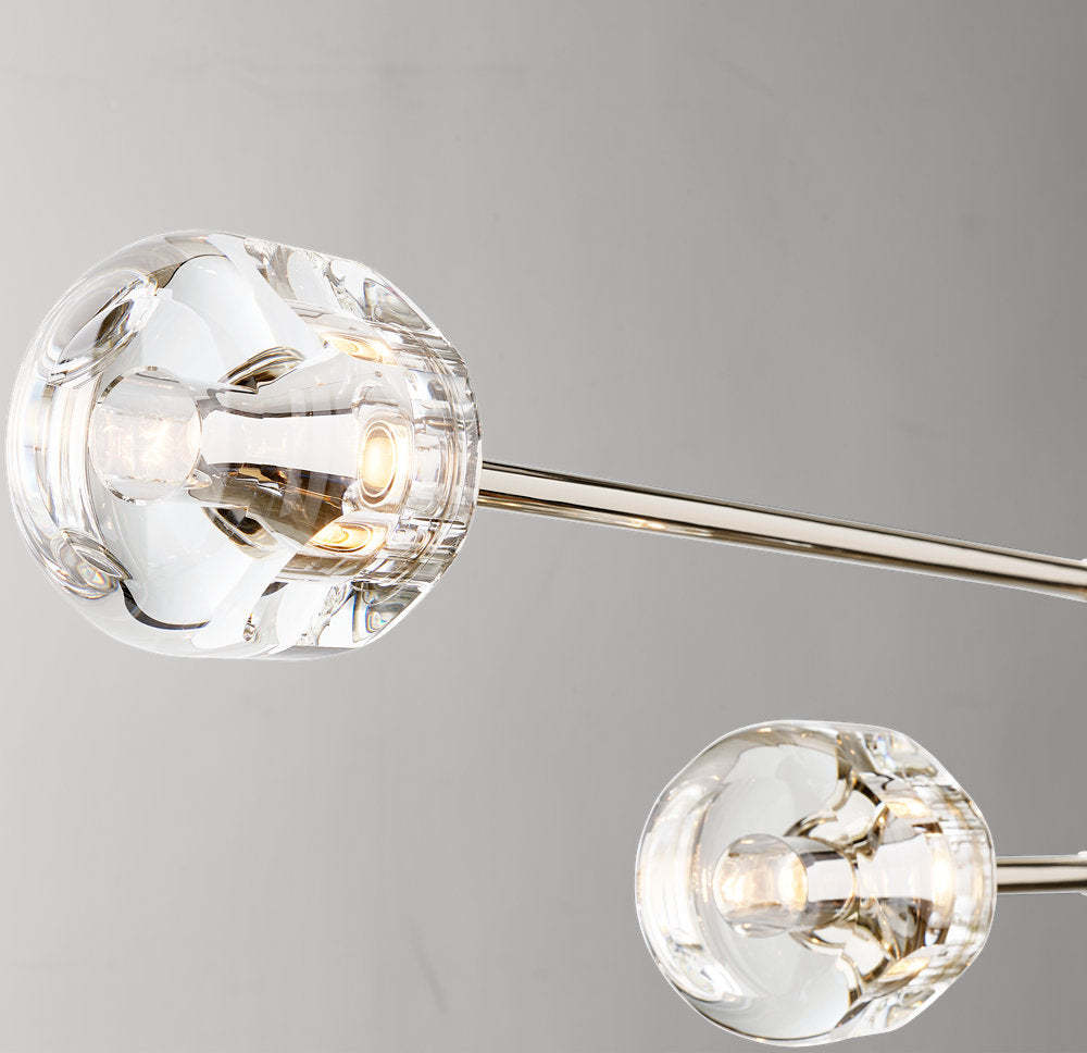 Demaret Mobile Linear Chandelier 72"-VaseLamps