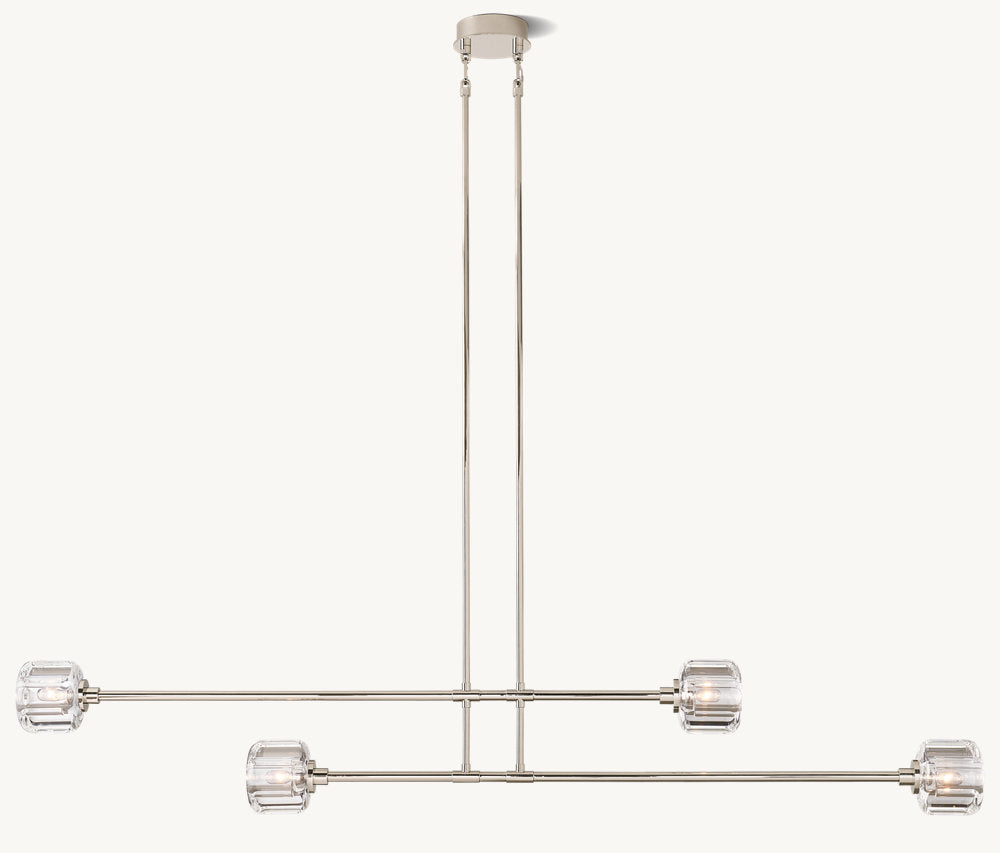 Demaret Mobile Linear Chandelier 72"-VaseLamps