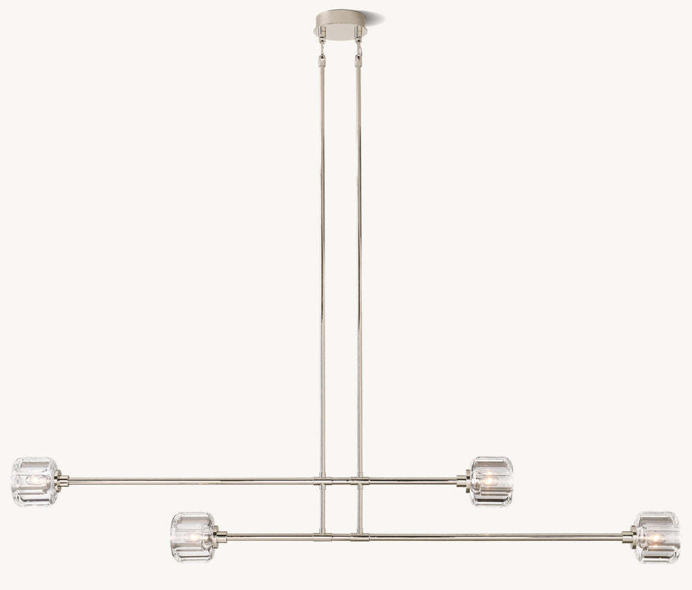 Demaret Mobile Linear Chandelier 72"-VaseLamps