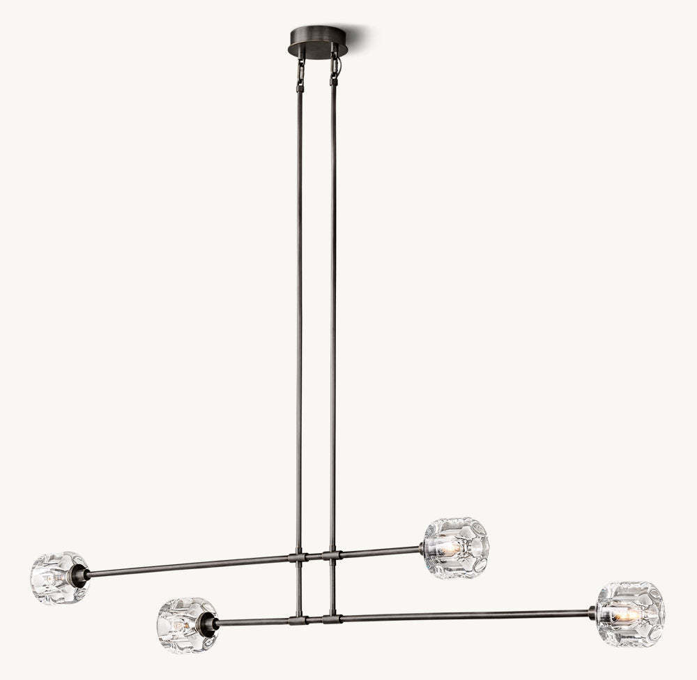 Demaret Mobile Linear Chandelier 72"-VaseLamps