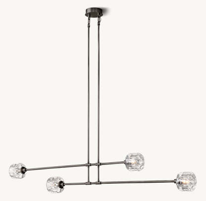 Demaret Mobile Linear Chandelier 72"-VaseLamps
