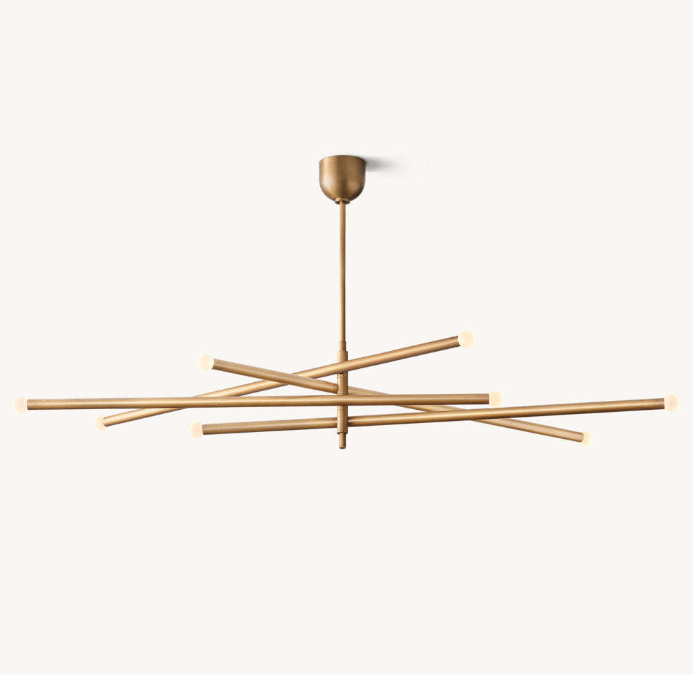 Rousseau 8-Light Mobile Orb Chandelier-VaseLamps