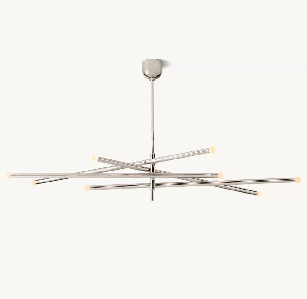 Rousseau 8-Light Mobile Orb Chandelier-VaseLamps